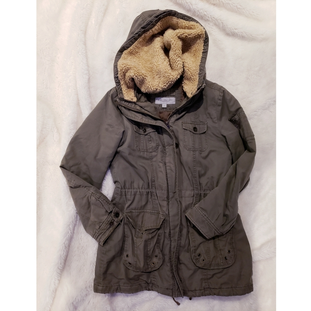 Green Anorak Utility Coat